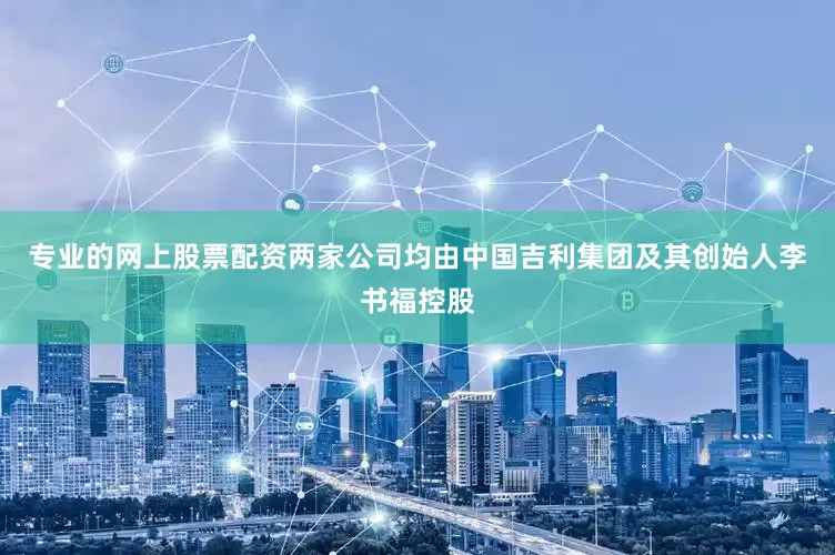 专业的网上股票配资两家公司均由中国吉利集团及其创始人李书福控股